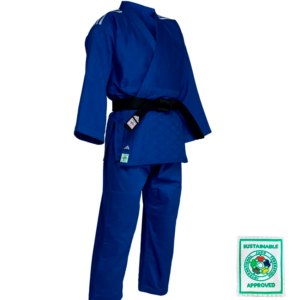 Judogi Adidas IJF Champion III Slim Fit - Azul