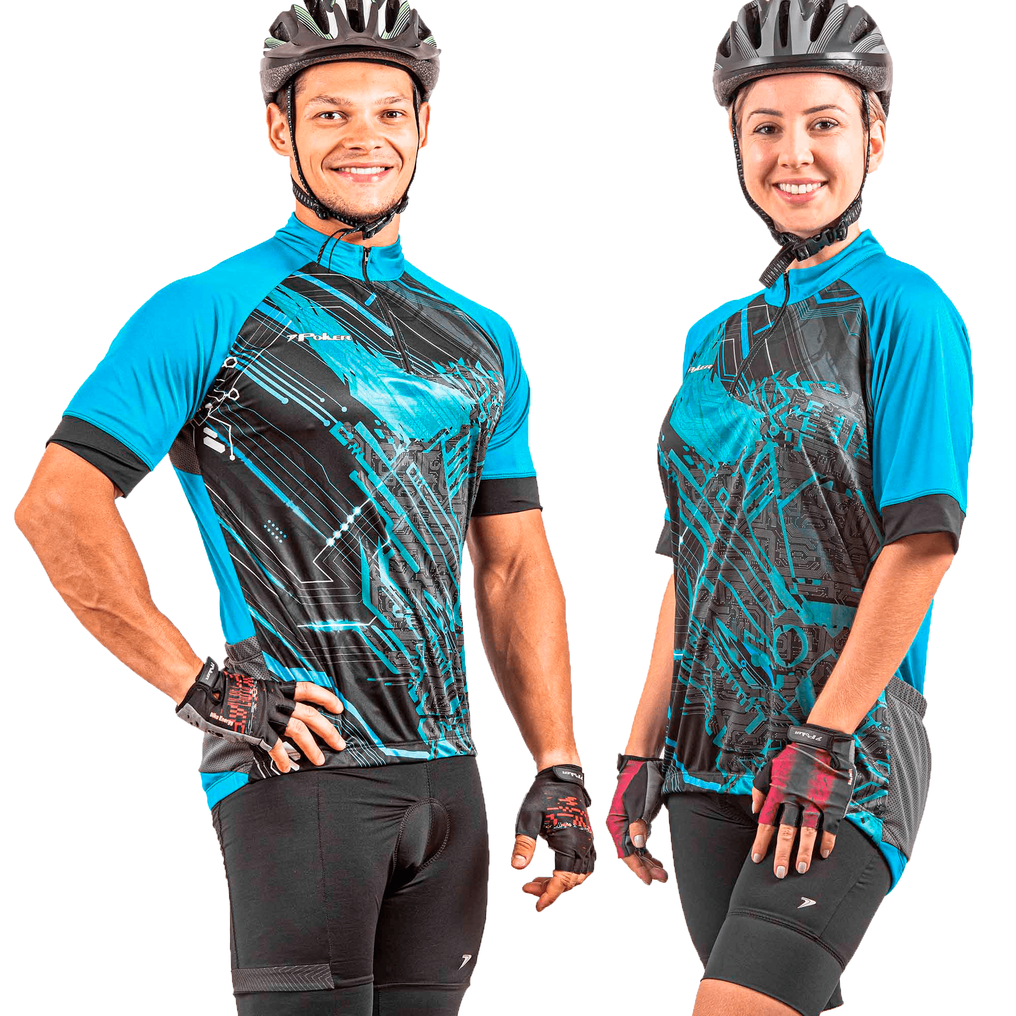 Camiseta Ciclista Hanya medio cierre - Poker - Imagen 7