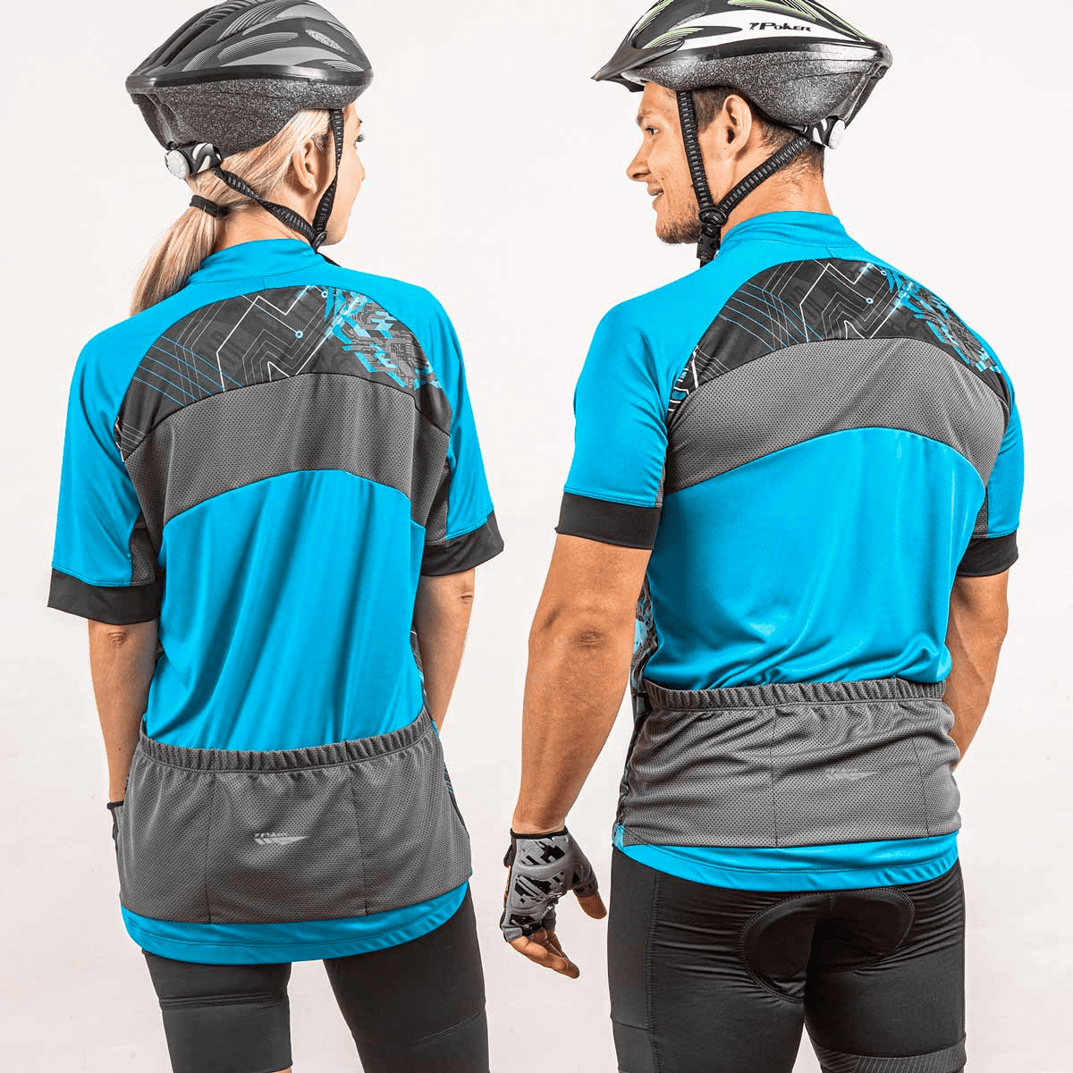 Camiseta Ciclista Hanya medio cierre - Poker - Imagen 6