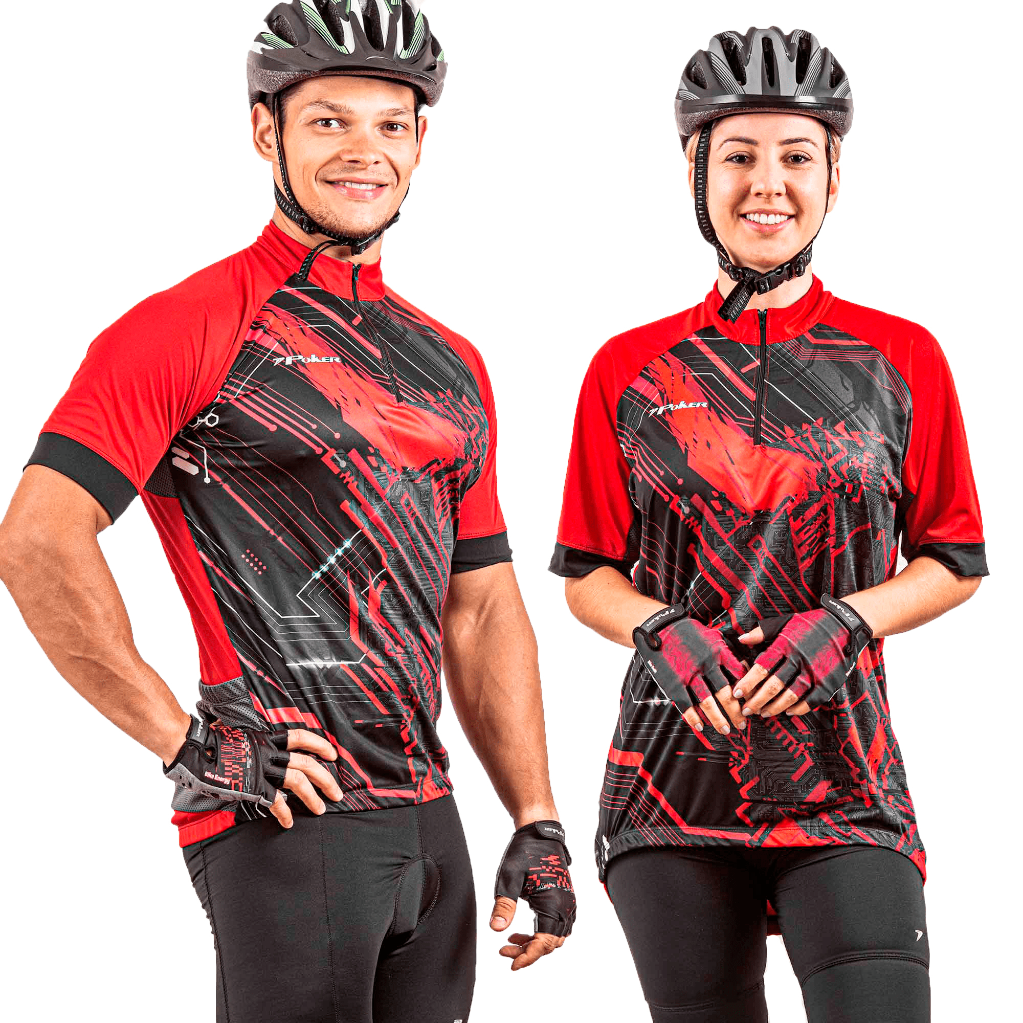 Camiseta Ciclista Hanya medio cierre - Poker - Imagen 4