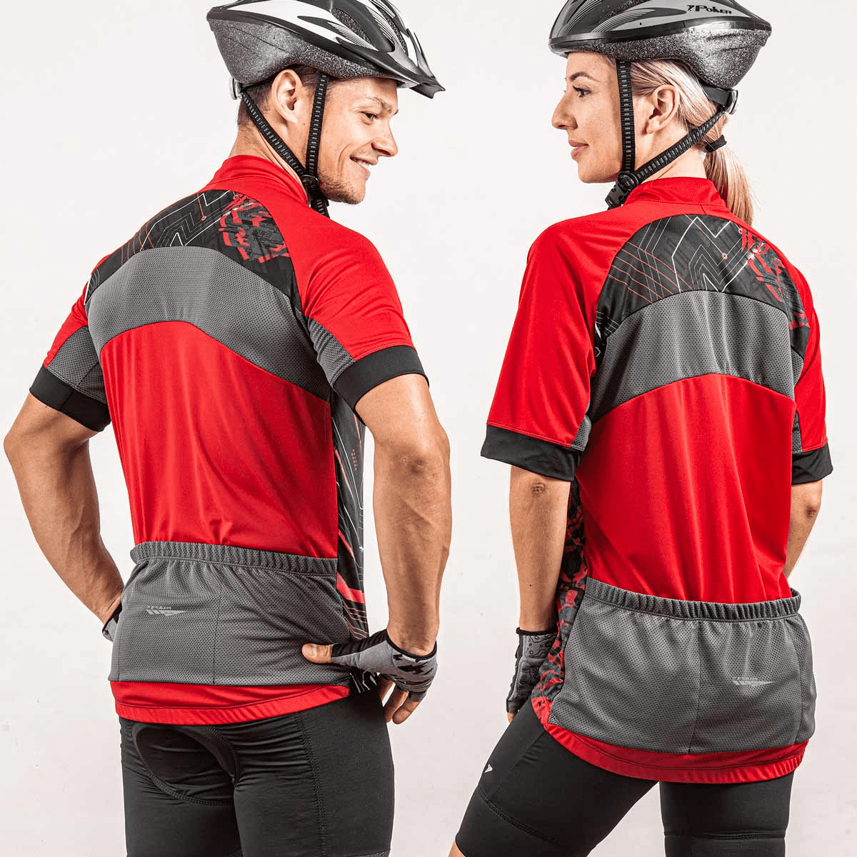 Camiseta Ciclista Hanya medio cierre - Poker - Imagen 3